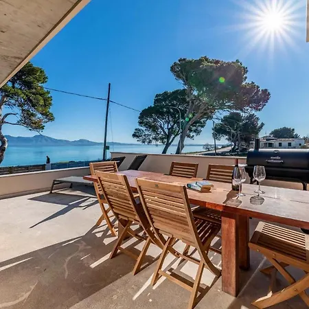 Modern Beachfront House Located Directly In Front Of Private Pool Mar I Pins Mallorca Villa