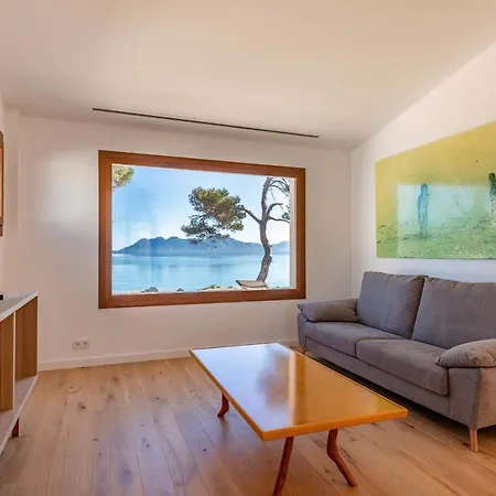 Modern Beachfront House Located Directly In Front Of Private Pool Mar I Pins Mallorca Port de Pollença
