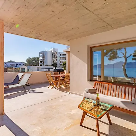 Villa Modern Beachfront House Located Directly In Front Of Private Pool Mar I Pins Mallorca