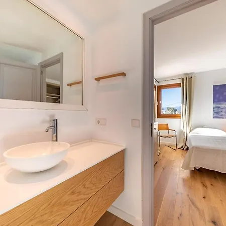 Modern Beachfront House Located Directly In Front Of Private Pool Mar I Pins Mallorca * Port de Pollença