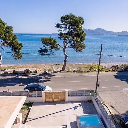 Modern Beachfront House Located Directly In Front Of Private Pool Mar I Pins Mallorca